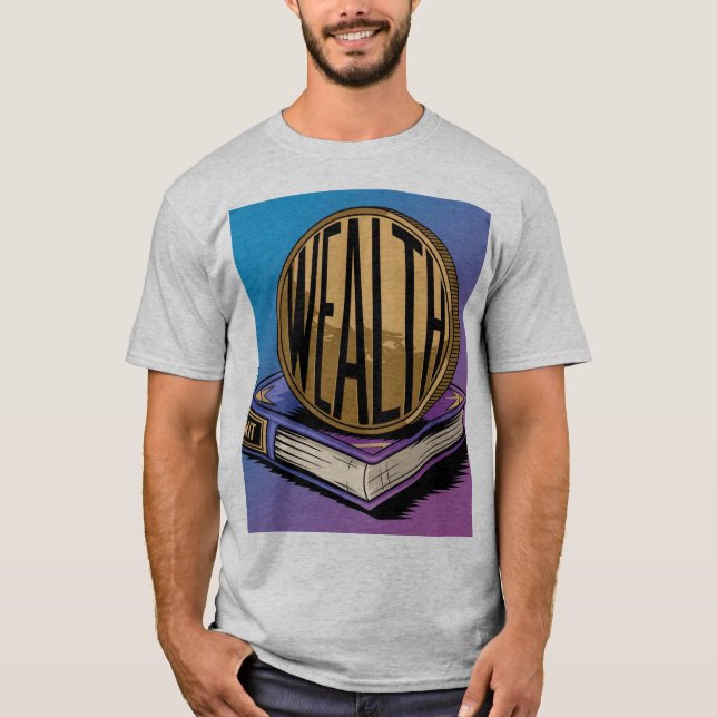 Wealth Wrapped in Wit T-Shirt (Front)