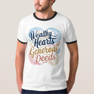 Wealthy Hearts Generous Deeds T-Shirt