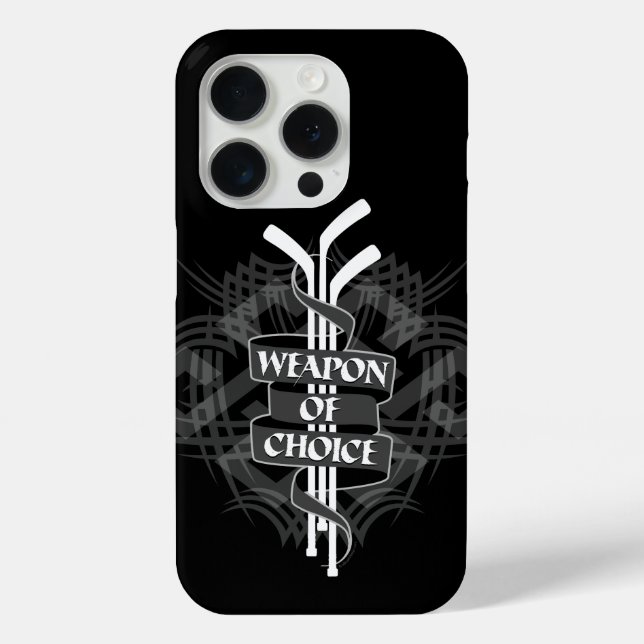 Weapon Of Choice (Hockey) Case-Mate iPhone Case (Back)