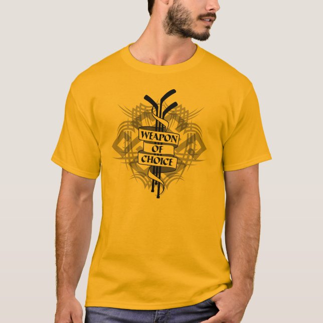 Weapon Of Choice (Hockey) T-Shirt (Front)