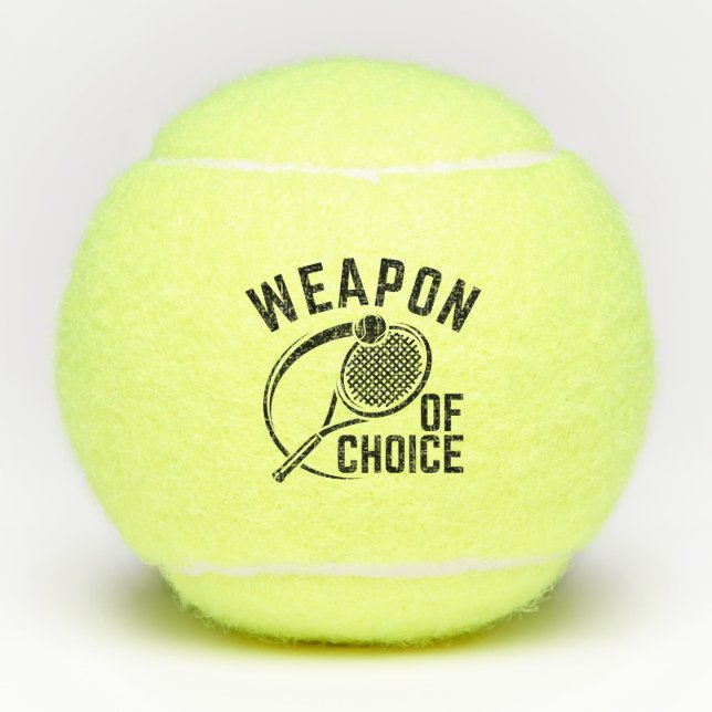 Weapon Of Choice Tennis Balls (Front)