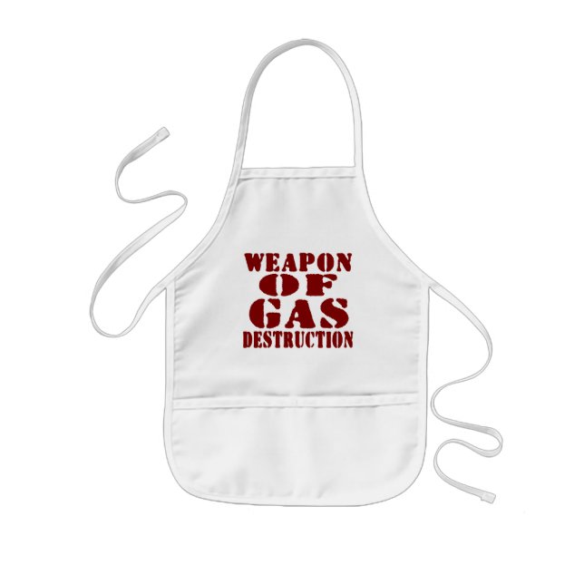 Weapon Of Gas Destruction Kids Apron (Front)