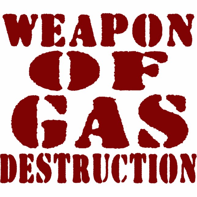 Weapon Of Gas Destruction Standing Photo Sculpture (Front)