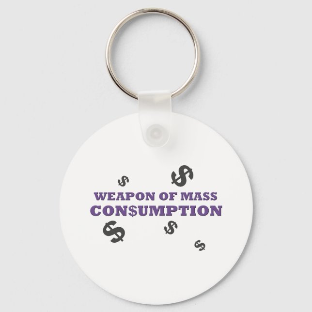 Weapon of mass consumption key ring (Front)