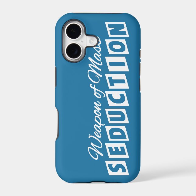 Weapon of Mass Seduction custom iPhone case (Back)