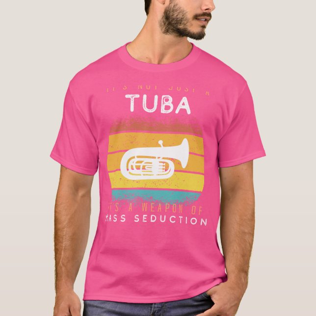 Weapon of Mass Seduction Tuba Tee - Harmonise Char (Front)