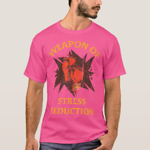 Weapon Of Stress Reduction Vintage Boxer Boxing Gl T-Shirt