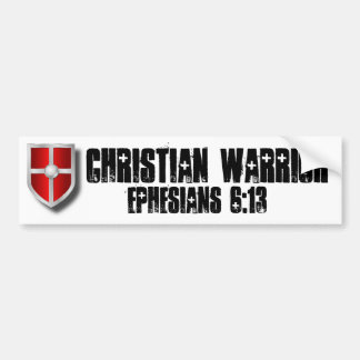 weapon_shield, Christian Warrior, Ephesians 6:13 Bumper Sticker