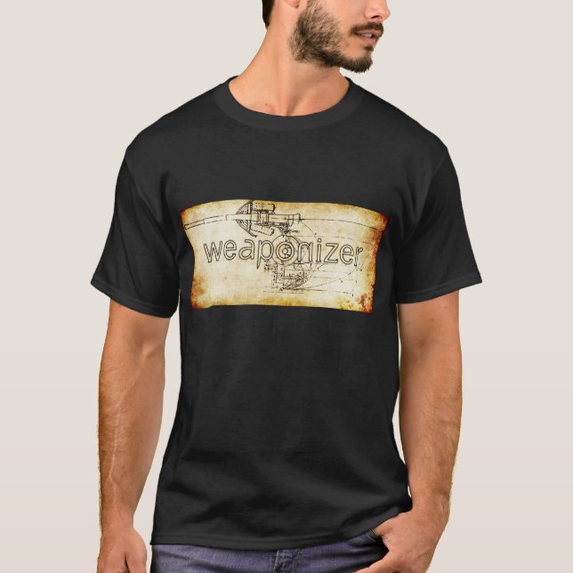 Weaponizer Steampunk Parchment T-Shirt (Front)