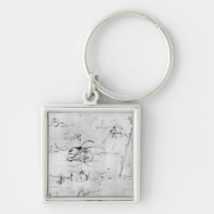 Weaponry designs, fol. 40v-a key ring