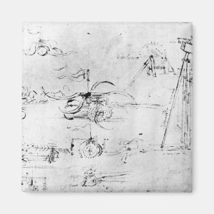 Weaponry designs, fol. 40v-a magnet