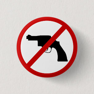 weapons 3 cm round badge