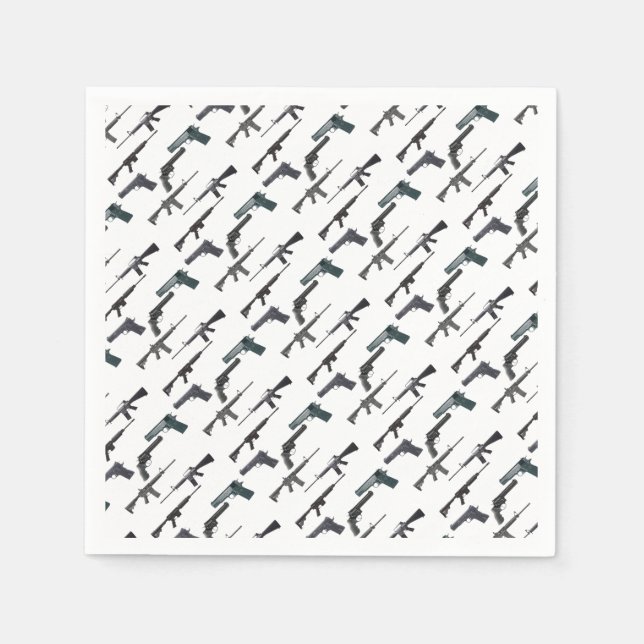 Weapons Collage Napkin (Front)