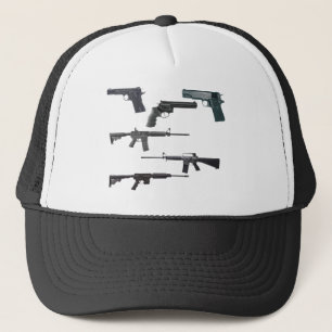 Weapons Collage Trucker Hat