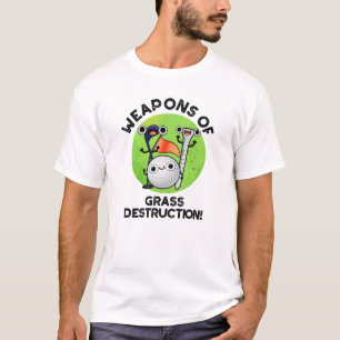 Weapons Of Grass Destruction Funny Golf Pun T-Shirt
