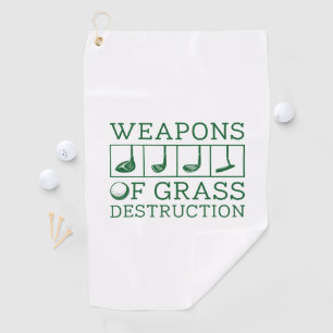 Weapons Of Grass Destruction Golf Towel