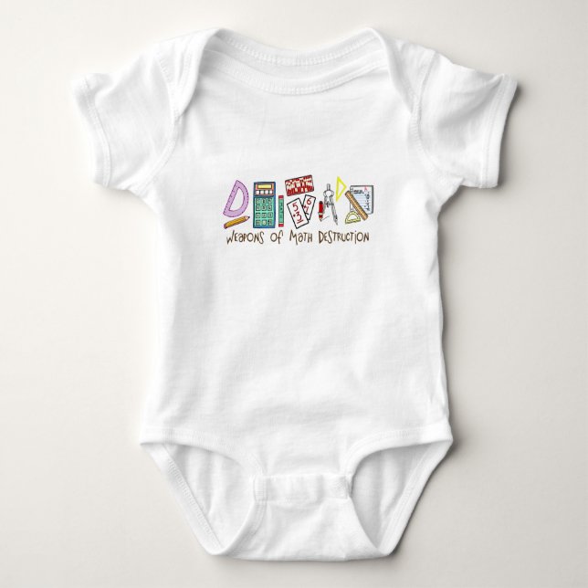 Weapons Of Math Destruction Baby Bodysuit (Front)