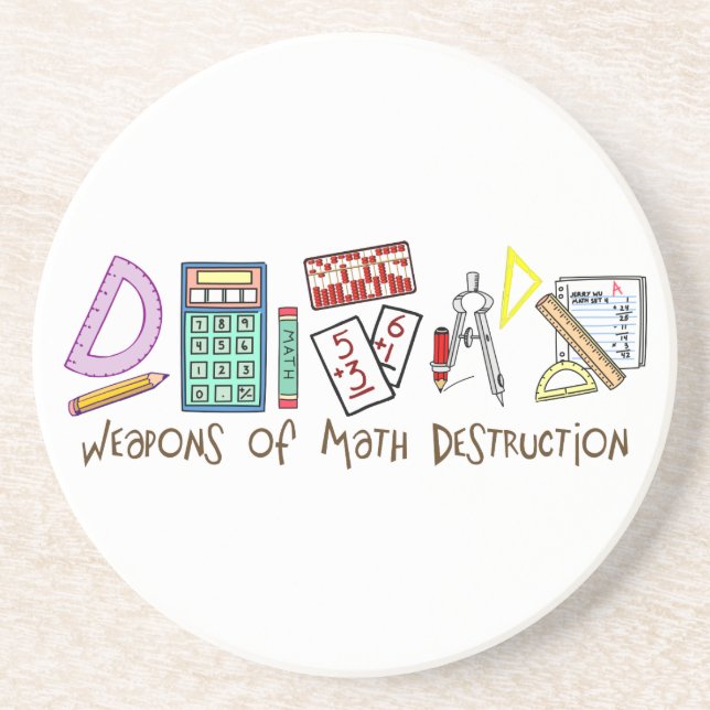 Weapons Of Math Destruction Coaster (Front)