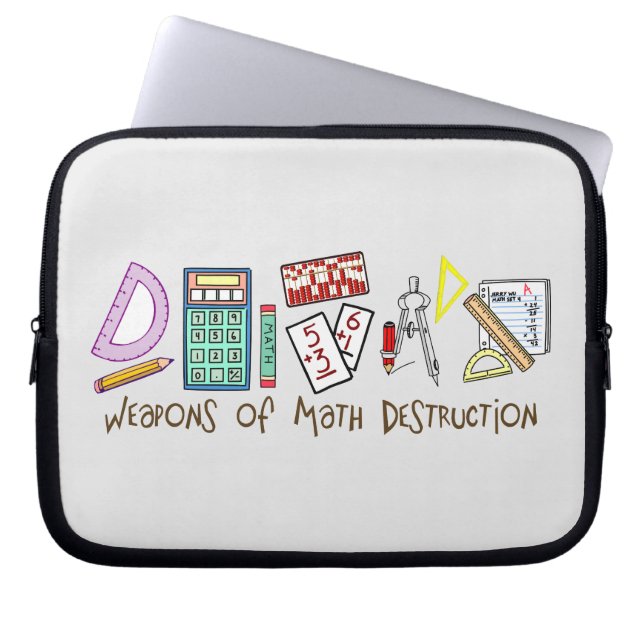 Weapons Of Math Destruction Laptop Sleeve (Front)