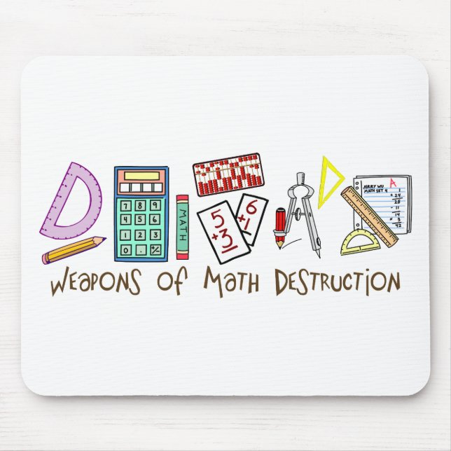 Weapons Of Math Destruction Mouse Mat (Front)
