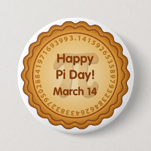 Wear a Happy Pi Day 7.5 Cm Round Badge