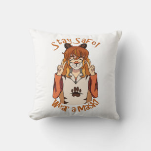 Wear a Mask! Cushion