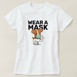Wear a Mask Cute Dog T-Shirt