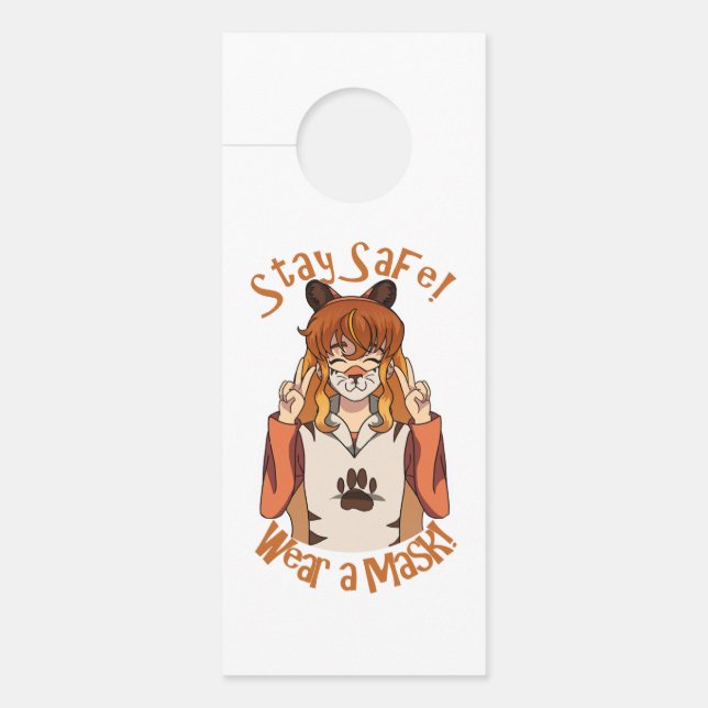 Wear a Mask! Door Hanger (Front)