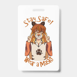 Wear a Mask! ID Badge