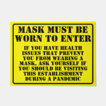 Wear A Mask Message