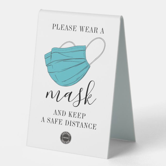 Wear A Mask Pandemic Safety Message (Front)