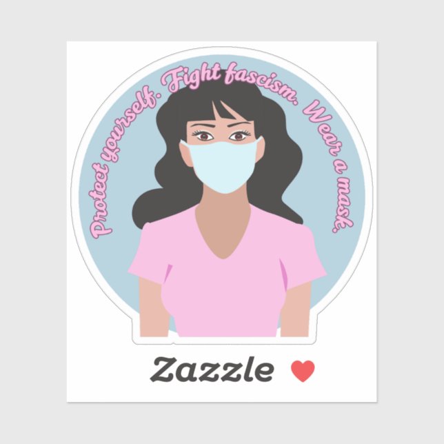 Wear a Mask Pink Style (Sheet)