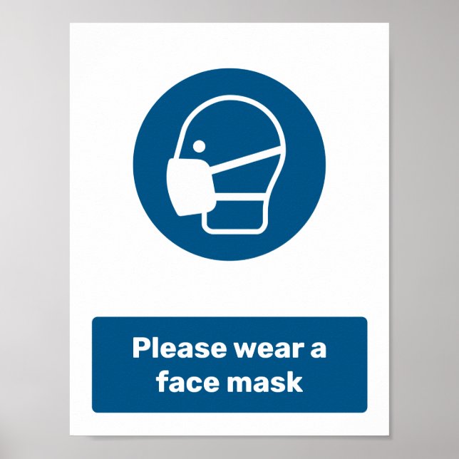 Wear a mask poster (Front)