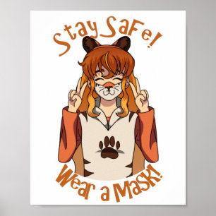 Wear a Mask!Poster Poster