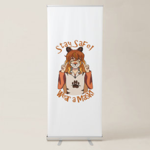 Wear a Mask! Retractable Banner