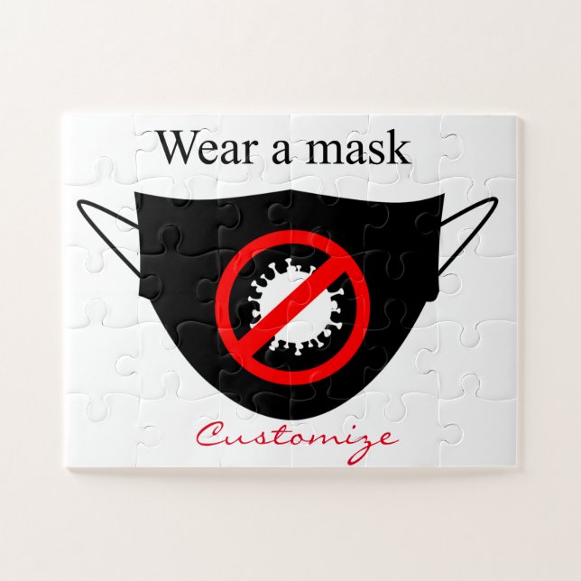 Wear a Mask Thunder_Cove Jigsaw Puzzle (Horizontal)