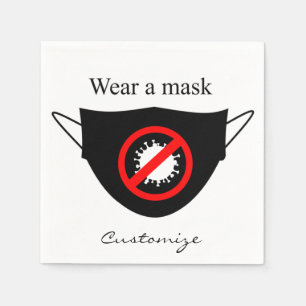 Wear a Mask Thunder_Cove Napkin