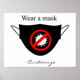 Wear a Mask Thunder_Cove Poster