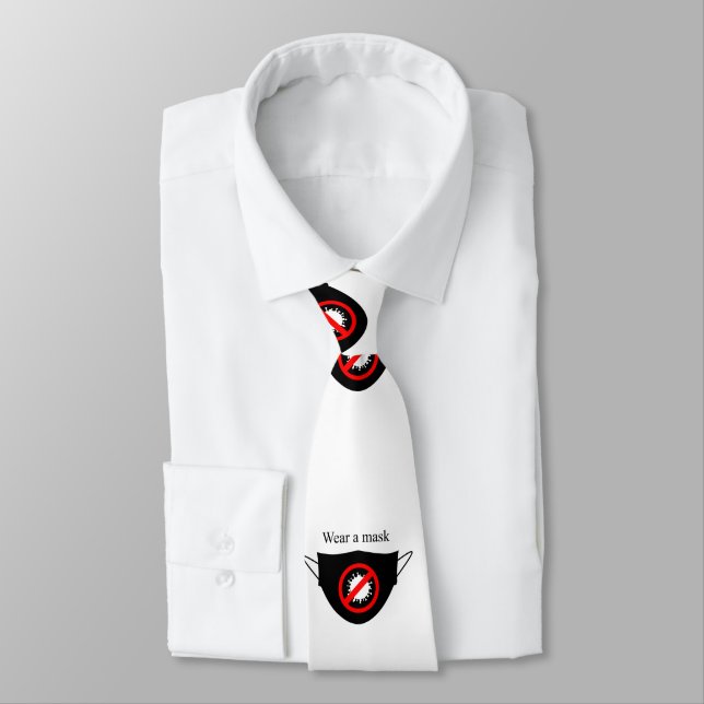 Wear a Mask Thunder_Cove Tie (Tied)