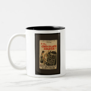Wear and/or style entertainment posters of the pas Two-Tone coffee mug