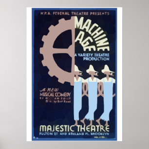 Wear and style entertainment posters of the past