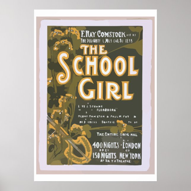 Wear and style entertainment posters of the past (Front)