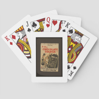 Wear and style entertainment posters of the past playing cards