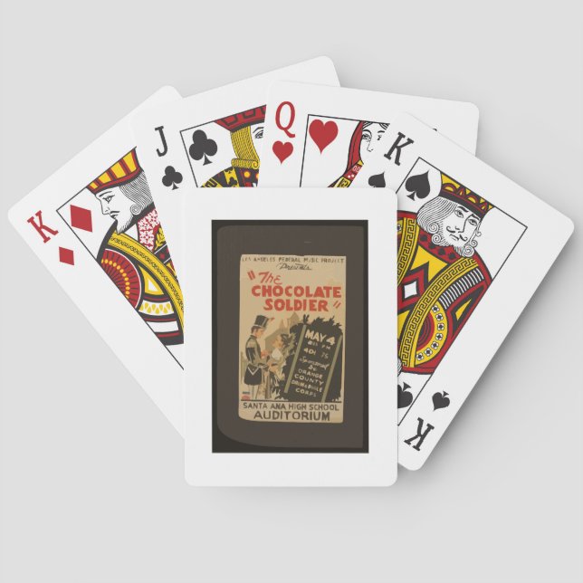 Wear and style entertainment posters of the past playing cards (Back)