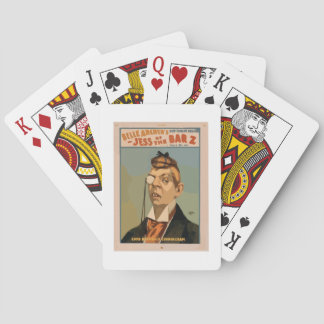 Wear and style entertainment posters of the past playing cards