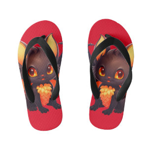 wear around the house/ outside Halloween Kid's Flip Flops
