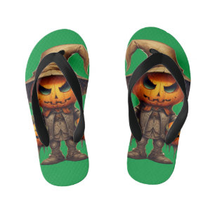 wear around the house/ outside Halloween Kid's Flip Flops