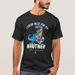 Wear Blue Autism Brother Dino Kids Dinosaur Autism T-Shirt