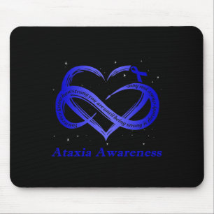 Wear Blue For Ataxia Awareness Warrior Mouse Mat