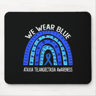 Wear Blue For Ataxia Telangiectasia Awareness Mouse Mat